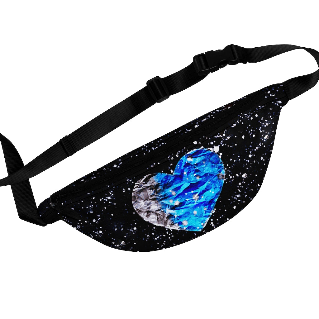 Paper Moon Heart Art Fanny Pack