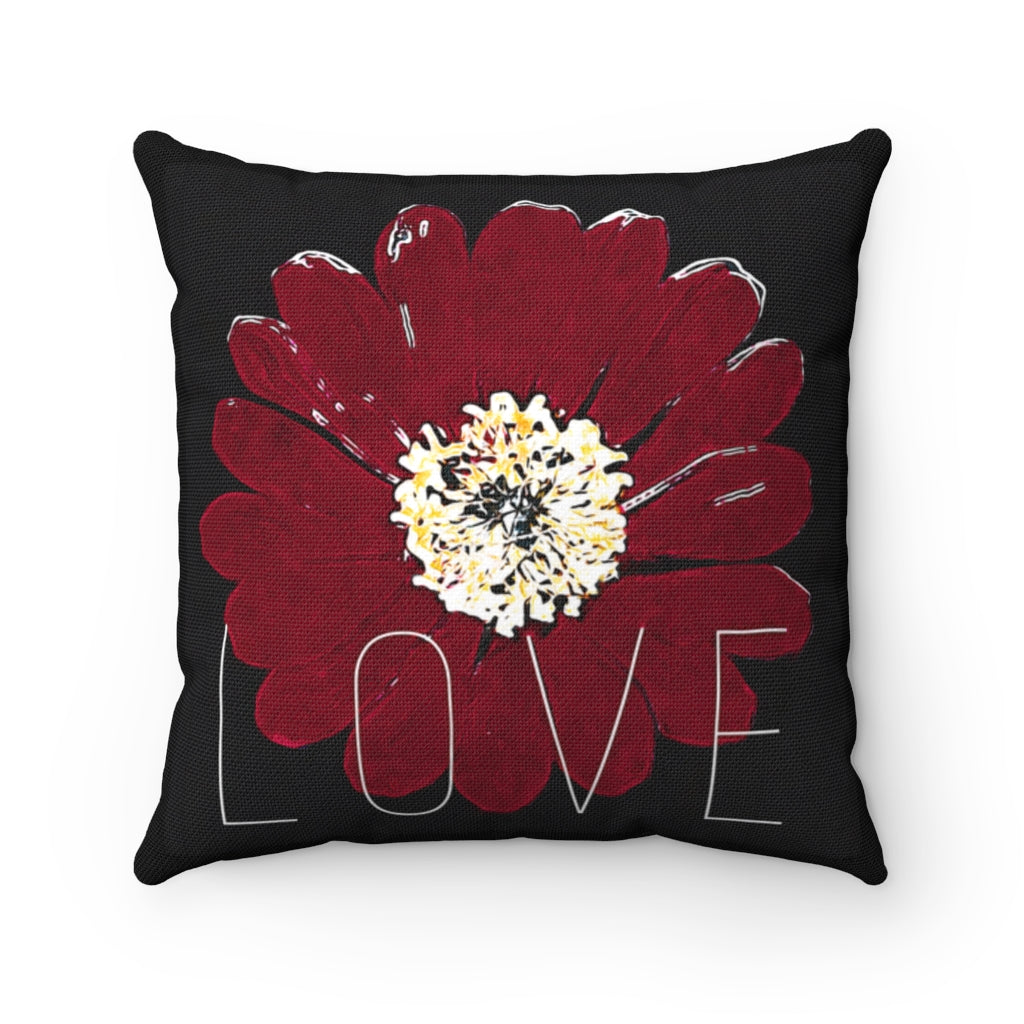 Daisy Love Art - Square Throw Pillow