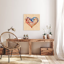 Load image into Gallery viewer, Expression Heart Art on HD Metal - Wall Art
