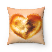 Load image into Gallery viewer, Sunset Heart - Square Throw Pillow
