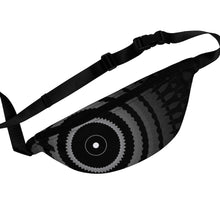 Load image into Gallery viewer, Gear Design Abstract Art (Silver&amp; Black) Fanny Pack
