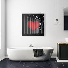 Load image into Gallery viewer, Splashed With Love Heart - HD Metal Wall Art
