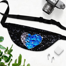 Load image into Gallery viewer, Paper Moon Heart Art Fanny Pack
