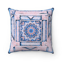 Load image into Gallery viewer, Mandala Heart  - Square Throw Pillow
