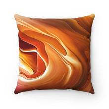 Load image into Gallery viewer, Desert Canyons Abstract Art - Square Throw Pillow
