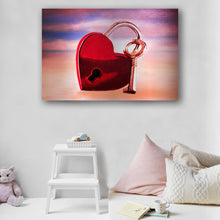 Load image into Gallery viewer, Key to My Heart - HD Metal Wall Art
