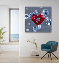 Load image into Gallery viewer, Mod Heart - HD Metal Wall Art
