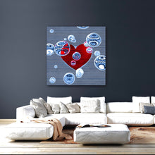 Load image into Gallery viewer, Mod Heart - HD Metal Wall Art
