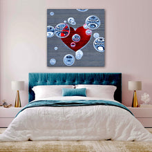 Load image into Gallery viewer, Mod Heart - HD Metal Wall Art
