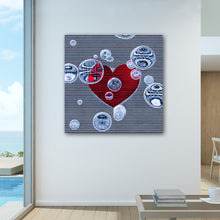 Load image into Gallery viewer, Mod Heart - HD Metal Wall Art
