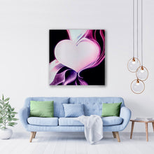 Load image into Gallery viewer, Romancing The Stone Heart Art on Brushed Metal - Wall Art
