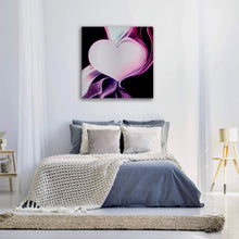 Load image into Gallery viewer, Romancing The Stone Heart Art on Brushed Metal - Wall Art
