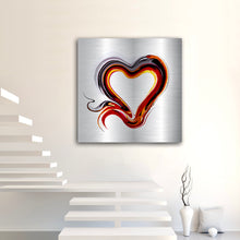 Load image into Gallery viewer, Renenutet Heart Art on Brushed Metal - Wall Art
