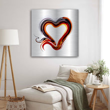 Load image into Gallery viewer, Renenutet Heart Art on Brushed Metal - Wall Art
