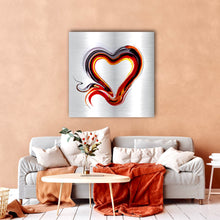 Load image into Gallery viewer, Renenutet Heart Art on Brushed Metal - Wall Art
