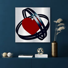 Load image into Gallery viewer, Steal My Heart Art on Brushed Metal - Wall Art
