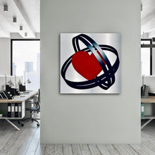 Load image into Gallery viewer, Steal My Heart Art on Brushed Metal - Wall Art
