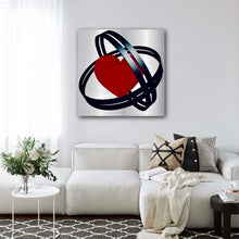 Load image into Gallery viewer, Steal My Heart Art on Brushed Metal - Wall Art
