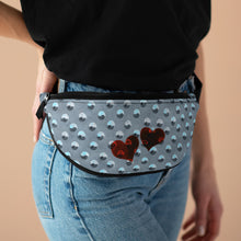 Load image into Gallery viewer, Hearts on Metal Art Fanny Pack
