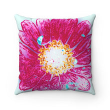 Load image into Gallery viewer, Flower Power - Square Throw Pillow
