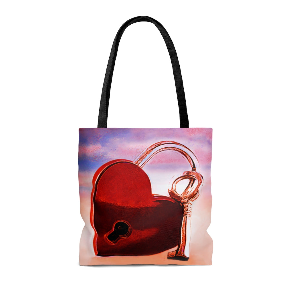 Key to My Heart Art Tote Bag