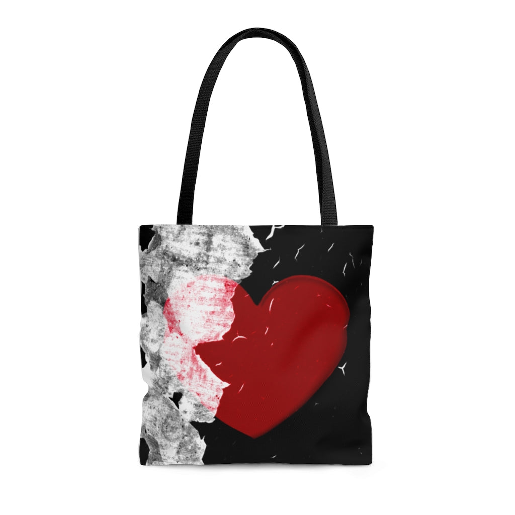 Flutter Heart Art Tote Bag