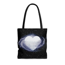 Load image into Gallery viewer, Galaxy Love Heart Art Tote Bag
