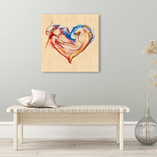 Load image into Gallery viewer, Expression Heart Art on HD Metal - Wall Art
