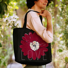 Load image into Gallery viewer, Love Daisy Art Tote Bag
