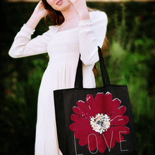 Load image into Gallery viewer, Love Daisy Art Tote Bag
