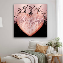 Load image into Gallery viewer, Dancing Trees Heart - HD Metal Wall Art
