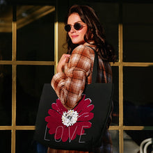 Load image into Gallery viewer, Love Daisy Art Tote Bag
