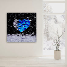 Load image into Gallery viewer, Paper Moon Heart - HD Metal Wall Art
