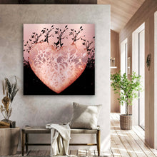 Load image into Gallery viewer, Dancing Trees Heart - HD Metal Wall Art
