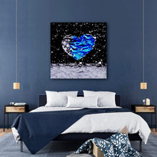 Load image into Gallery viewer, Paper Moon Heart - HD Metal Wall Art
