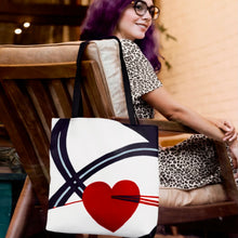 Load image into Gallery viewer, Break-Free Heart Art Tote Bag
