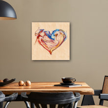 Load image into Gallery viewer, Expression Heart Art on HD Metal - Wall Art
