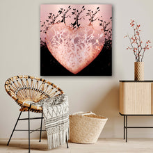 Load image into Gallery viewer, Dancing Trees Heart - HD Metal Wall Art
