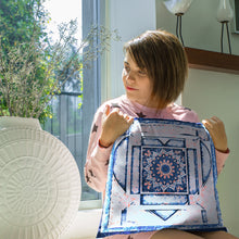 Load image into Gallery viewer, Mandala Heart  - Square Throw Pillow
