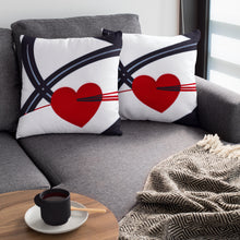 Load image into Gallery viewer, Break-Free Heart - Square Throw Pillow
