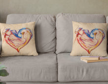 Load image into Gallery viewer, Expression Heart - Square Throw Pillow
