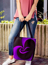 Load image into Gallery viewer, Zen Purple Abstract Art Tote Bag
