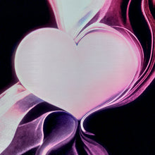 Load image into Gallery viewer, Romancing The Stone Heart Art on Brushed Metal - Wall Art
